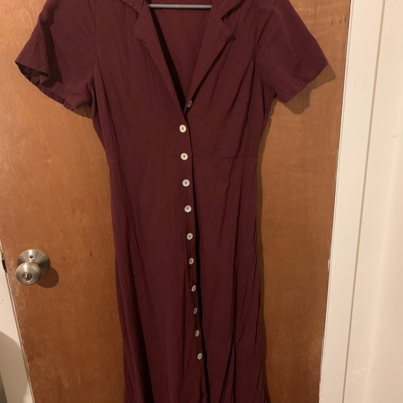 Madewell crinkle cotton dress NWOT size 4 - Picture 2 of 4